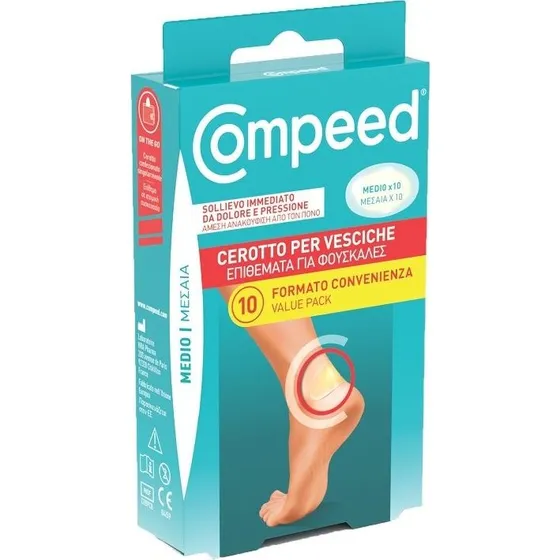 Compeed Cerotti per Vesciche Medio 10 Pezzi