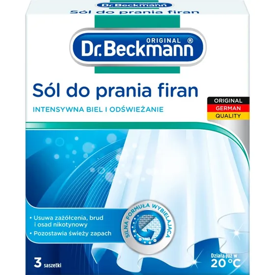 Dr. Beckmann Sale per Lavaggio Tende, 3 x 40 g