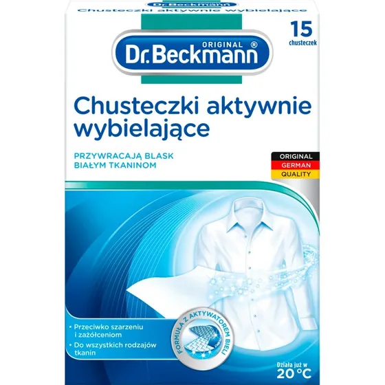 Dr. Beckmann Salviette Sbiancanti Attive, 15 pz
