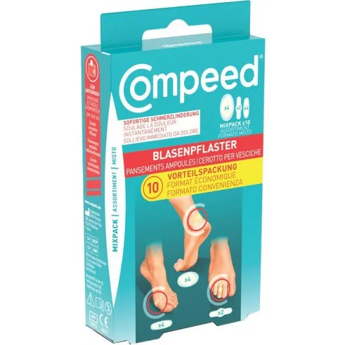 Compeed Cerotti Per Vesciche Misto 10 Pezzi