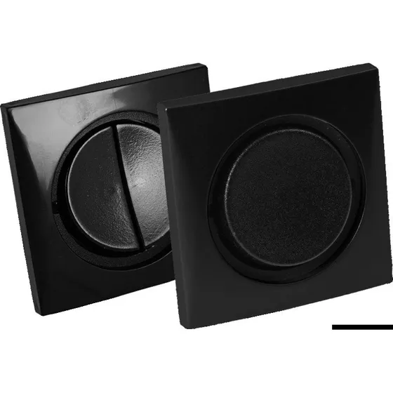 Batsystem Interruttore Doppio Nero/Nero 14.486.15