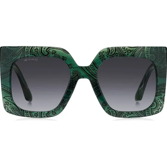 Etro 0075/S Occhiali da Sole Farfalla Verde con Lenti Grigie