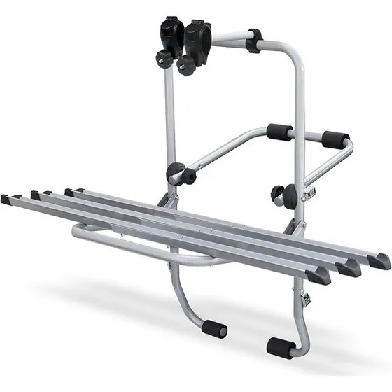 Steelbike 3 - Portabici Posteriore in Acciaio Argento per 3 Bici