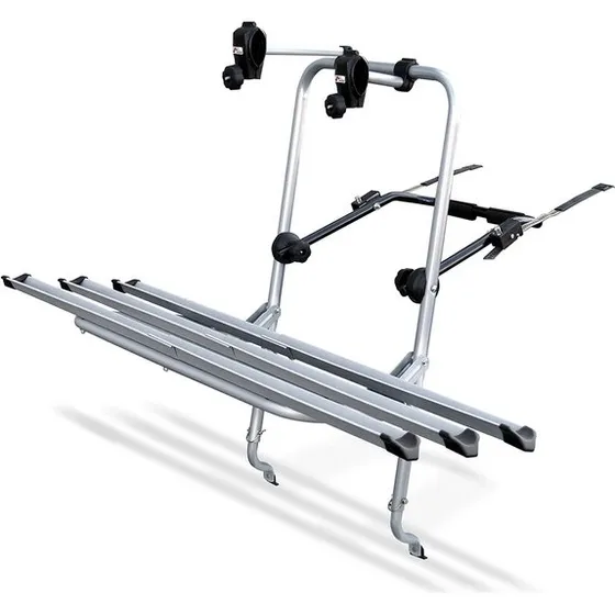 Menabo Logic 3 Portabici Posteriore in Acciaio Argento