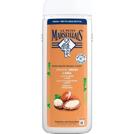 Le Petit Marseillais Gel Doccia Argan Bio e Burro di Karité 400 ml