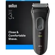 Braun Series 3+ 3000 Shaver, Nero/Grigio