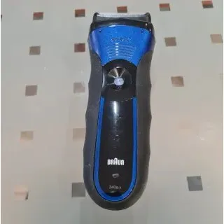 Braun Series 3 340s-4 Rasoio Trimmer Nero Blu