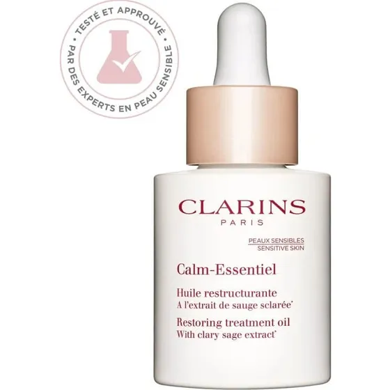 Clarins Calm Essentiel Olio Ristrutturante con Salvia Sclarea 30ml
