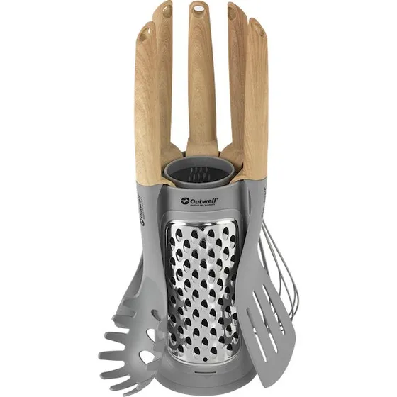 Outwell Adana Set Utensili Cucina 6 Pezzi con Borsa