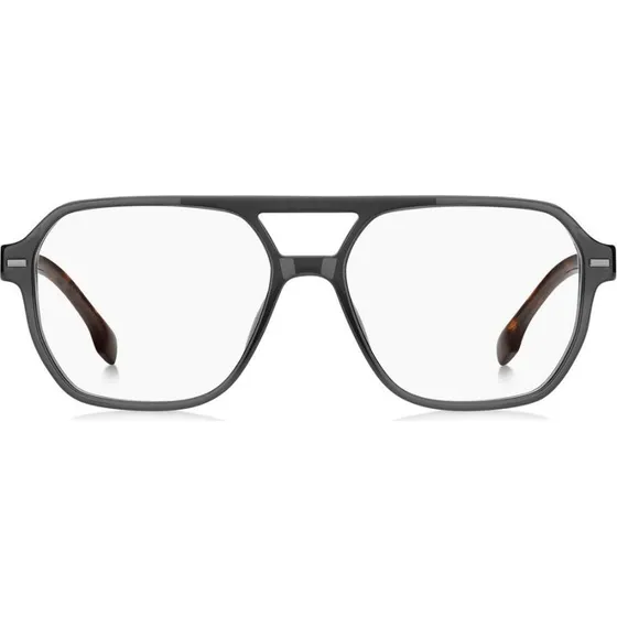 Boss 1843 Occhiali da Vista Uomo Quadrati - Grigio