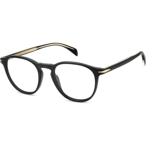 David Beckham DB 1018 003 Montature da Vista Rotonda Nero Opaco