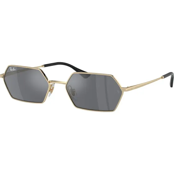 Ray-Ban RB3728 YEVI Occhiali da Sole Geometrici in Metallo Oro