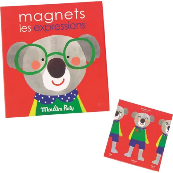Moulin Roty Les Popipop Gioco Magnetico Espressioni