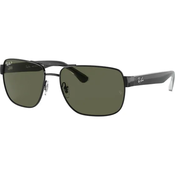 Ray-Ban RB3530 Occhiali da Sole Uomo Metallo Nero Polarizzati