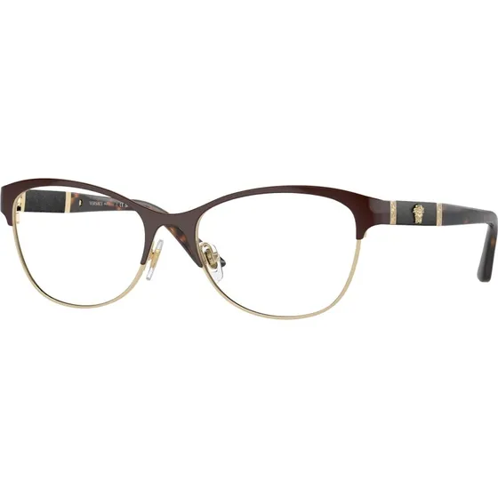 Versace Donna VE1233Q 1344 Montature da Vista Metallo Marrone