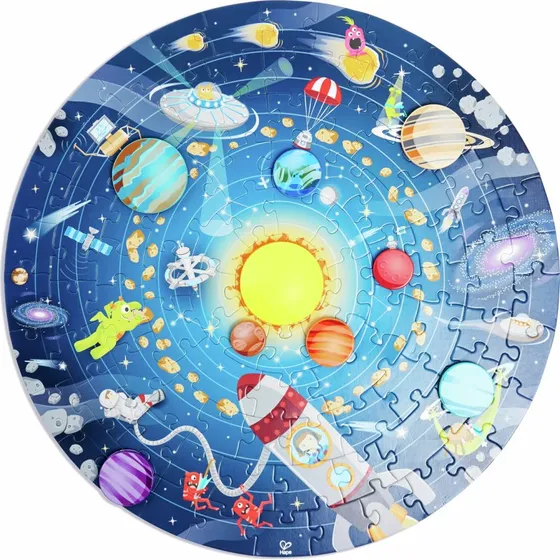 Hape Puzzle Sistema Solare con LED