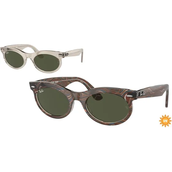 Ray-Ban RB2242 Wayfarer Oval 138331 - Occhiali da Sole Rotondi