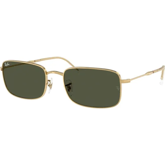 Ray-Ban RB3746 Occhiali da Sole Metallo Oro Lenti Verde G15