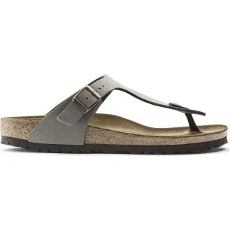 Birkenstock Gizeh Sandali Uomo in Birko-Flor Grigio