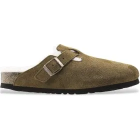 Birkenstock Boston Shearling Marrone - Calzata Stretta