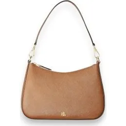 Lauren Ralph Lauren Borsa Danni in Pelle Marrone