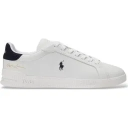 Ralph Lauren Heritage Court II - Sneakers in Pelle Bianca - 45