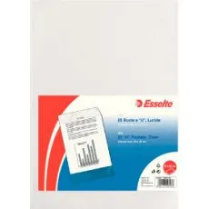 Esselte 395901300 Buste Trasparenti 25 pz