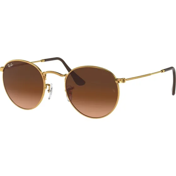 Ray-Ban RB3447 Round Metal 9001A5 Occhiali da Sole Oro e Rosa