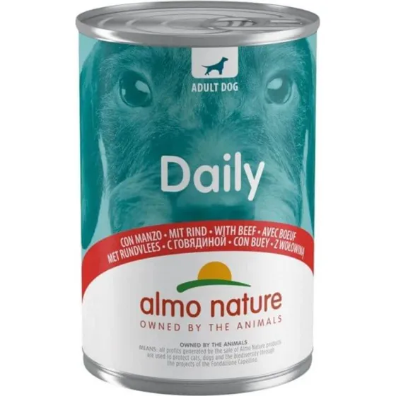 Almo Nature DailyMenu con Manzo 400g - Alimento Umido per Cane