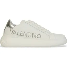 Valentino Bounce Sneakers in Pelle Bianca