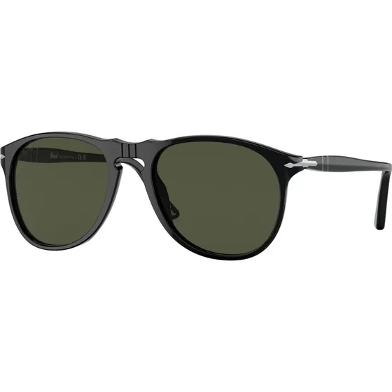 Persol PO9649S 95/31 Occhiali da Sole Pilot Uomo Nero/Verde