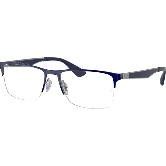 Ray-Ban RX6335 2947 Montatura da Vista Metallo Blu Squadrata