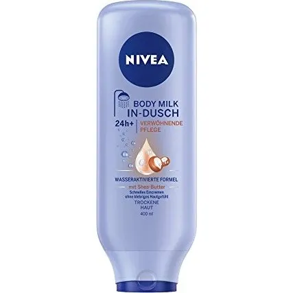 NIVEA Lozione Corpo Idratante da Doccia 400 ml con Burro di Karité