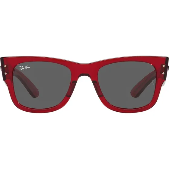 Ray-Ban Mega Wayfarer RB0840S 6679B1 rosso trasparente