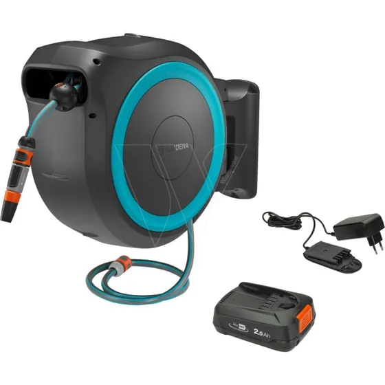 Gardena PowerRoll XXL Set 40m Batteria e Caricabatterie