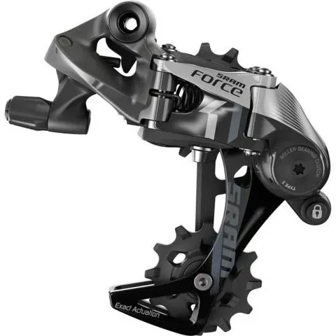 SRAM Force 1 Deragliatore Posterio 11V Lungo Cage Grigio