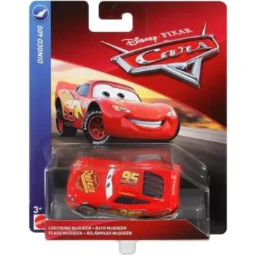 Disney Cars Saetta McQueen 1:55 con pneumatici da corsa