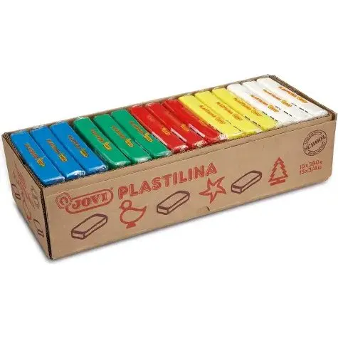Jovi Plastilina Scuola 15 Panetti da 350g Colori Assortiti