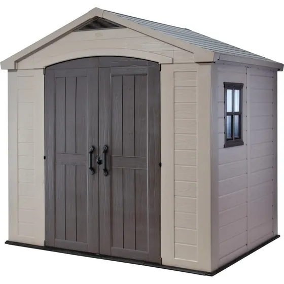 Keter Factor 8x6 Casetta Giardino Resina Beige 256,5x182x243 cm