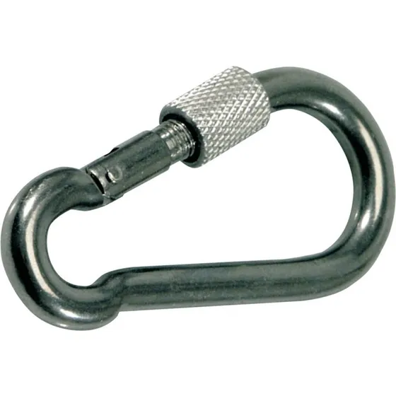 Moschettone Inox A Vite Ø5x50 AISI 316