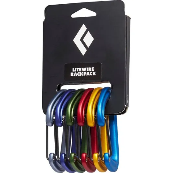 Black Diamond Litewire Rackpack Moschettoni 6 Pezzi