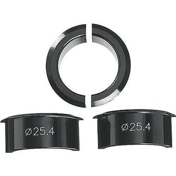 XTASY Adattatori Manubrio 31,8-25,4 mm Nero
