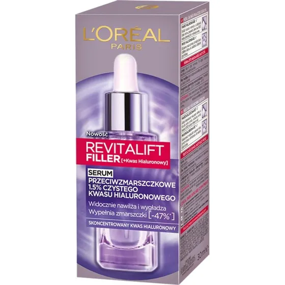 L'Oréal Revitalift Filler Siero 1,5% Acido Ialuronico 30ml