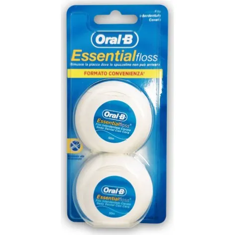 Oral-B Essential Floss Filo Interdentale Cerato 2x50m
