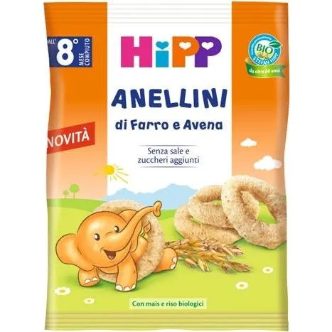 HiPP Bio Anellini Farro e Avena 30g