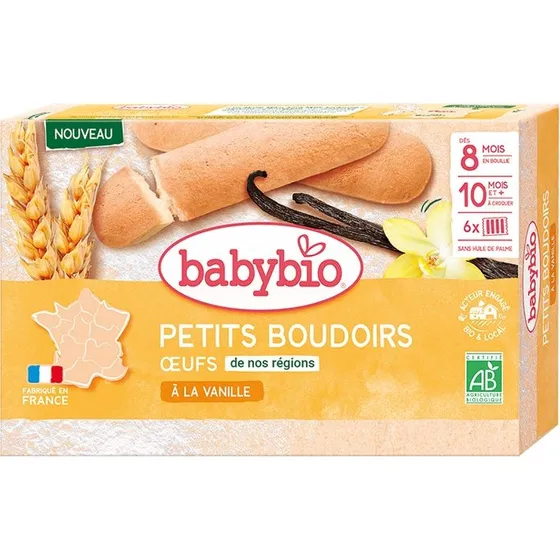 Babybio Boudoirs alla Vaniglia Bio 6 bustine