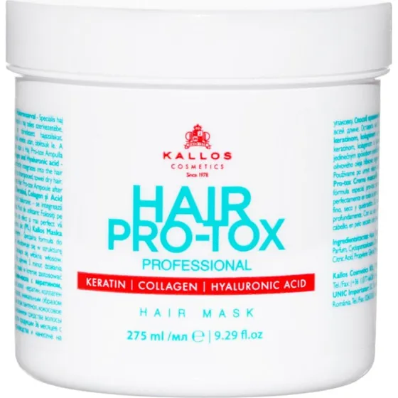 Kallos Hair Pro-Tox Maschera 275 ml