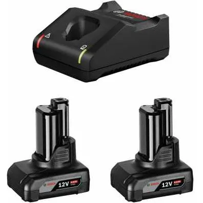 Bosch Set Caricabatterie 2x GBA 12V 6.0Ah + GAL 12V-40