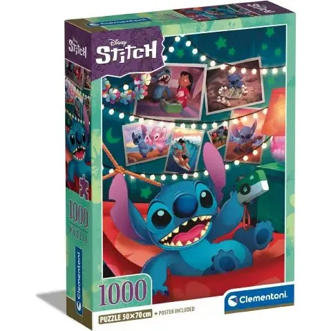 Clementoni Puzzle 1000 Pezzi Stitch - Disney