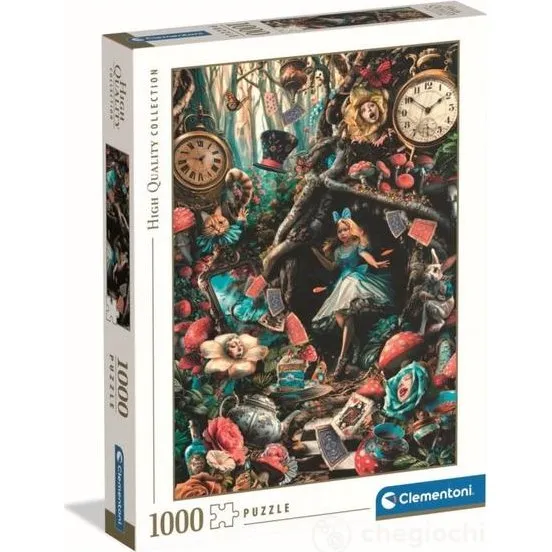 Clementoni Puzzle 1000 Pezzi Alice Nel Paese Delle Meraviglie